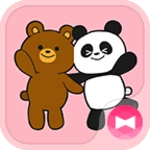 Logo of Cute Wallpaper Bear and Panda Theme android Application 